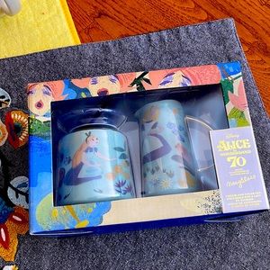 New Disney Parks Alice in Wonderland cream and sugar set